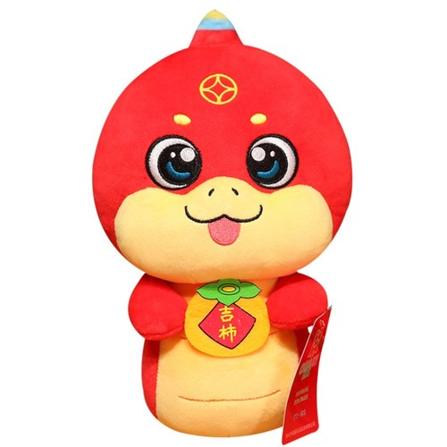 Cute Zodiac Blessing Snake Doll Stuffed Lucky Snake Doll Plushies Children - Picture 9 of 11