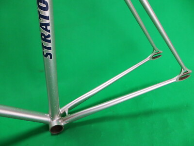 STRATOSフレーム Stratos Silver NJS Keirin Frame Track Bike Fixed Gear 52.5cm