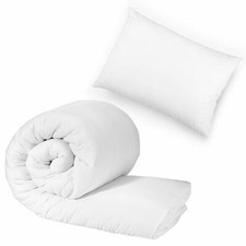 LUXURY COT BED DUVET QUILT PILLOW BABY TODDLER JUNIOR ANTI-ALLERGY ALL SEASONS