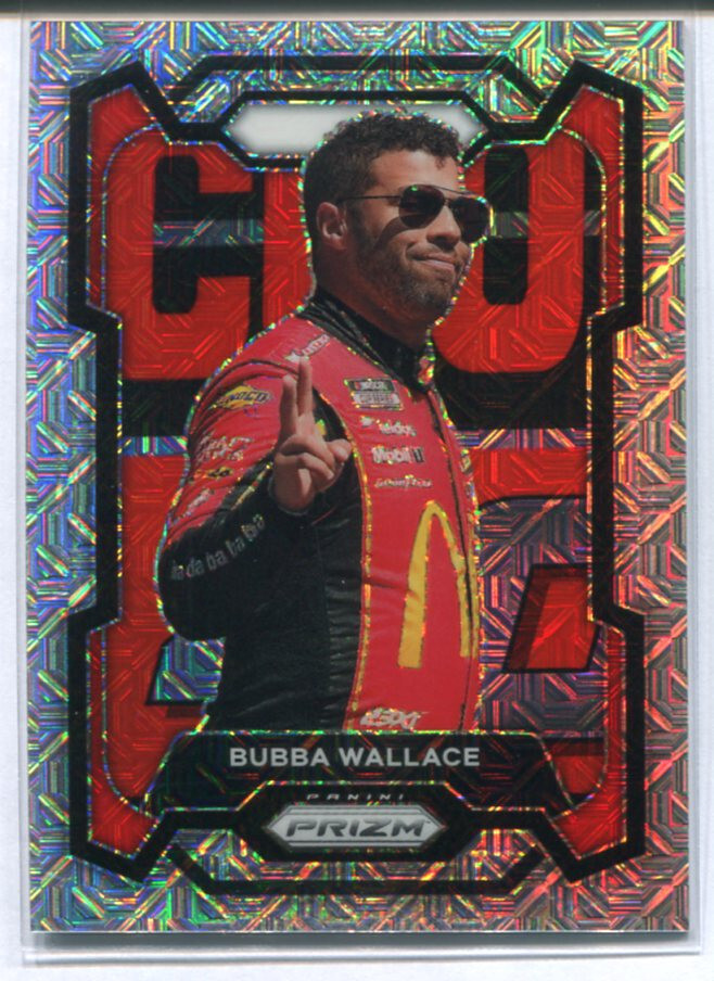 2024 PANINI PRIZM NASCAR RACING #71 BUBBA WALLACE MOJO PRIZM 16/25