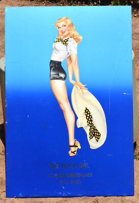 美女＊Varga.Girl・アルベルトバーガスvintage＊ピンナップ THE VARGA GIRL 50TH GOLDEN ANNIVERSARY 1940-1990 LE POSTER