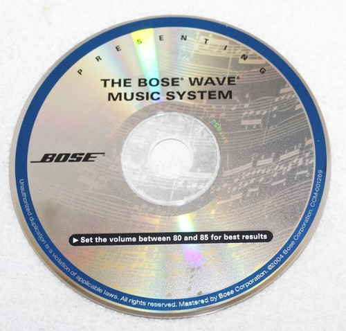 Presenting The Bose Wave Music System ~ 2004 CCM-001269 Used Promo CD VG+ - Picture 2 of 7