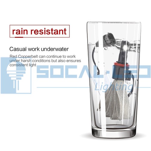 2x Fanless Canbus 880 881 LED Conversion Kit Fog Light Bulbs 6000K Xenon White - Picture 5 of 10