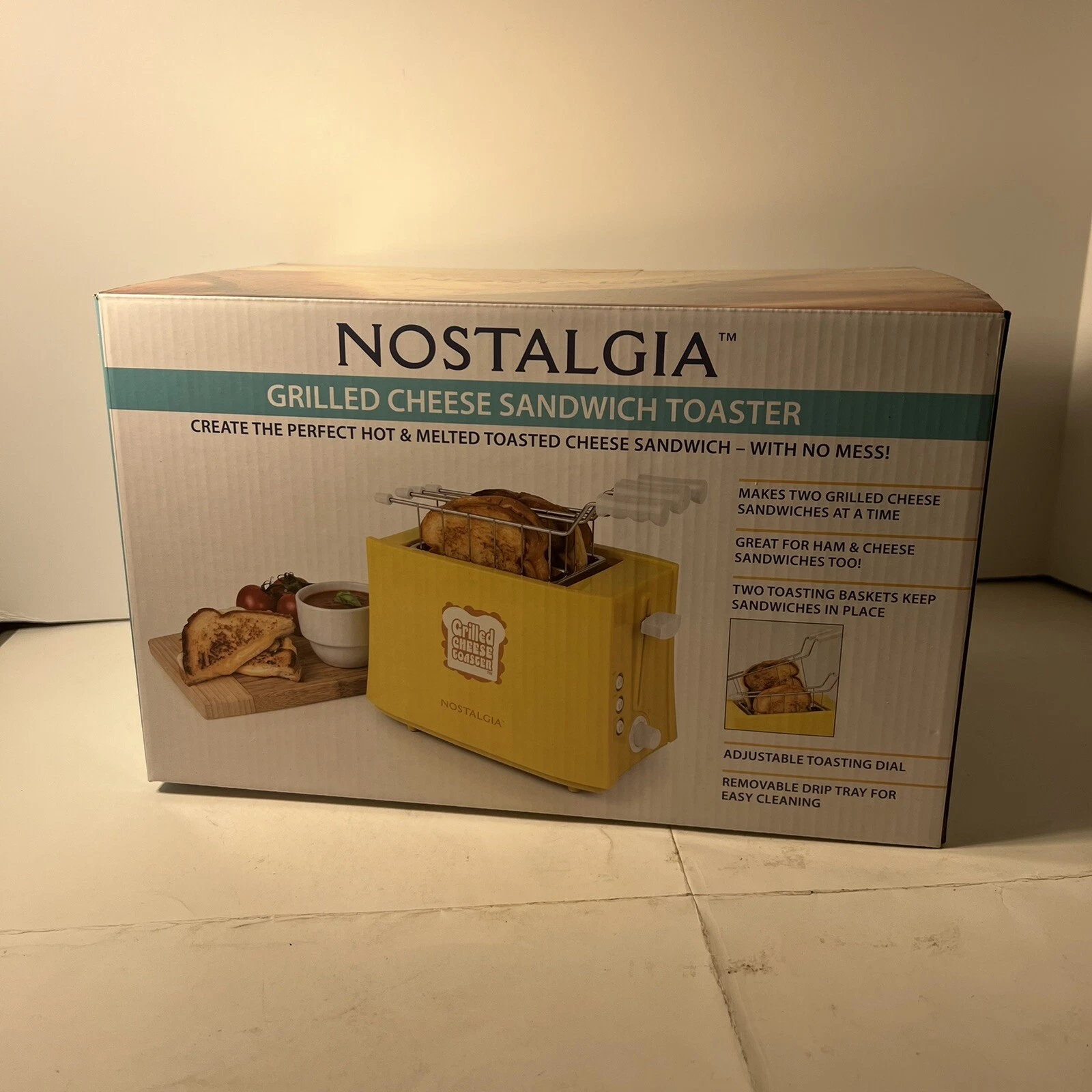 Nostalgia Grilled Cheese Sandwich Toaster Gently Used