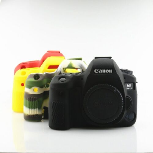 Silicone Case Camera Body Bag For Can&n eos 5D3 5D4 5DR 6DII 6D2 Mark II Rubber - Picture 2 of 40