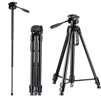 DIGIPOD TR-672MP Deluxe Lightweight Traveler 2-in-1 Digital Camera Tripod