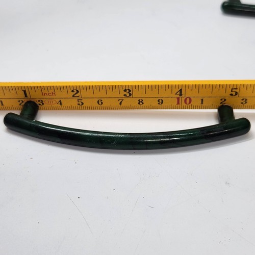VTG Liberty Hardware Arched Green Marble Cabinet Drawer Pulls Lot Of 8 CTC 3.75" - Picture 3 of 9