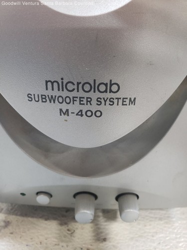 Microlab Subwoofer and Satellite Speakers M-400 (Tested) - Picture 2 of 7