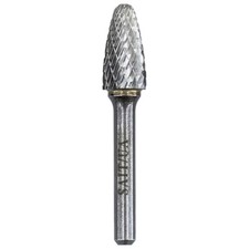 United Abrasives SAIT 45140 3/8x3/4x1/4 Type SF3 Tungsten Heavy Duty Carbide Bur