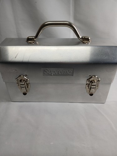 Supreme x L. May MFG Inc. Miners Lunchbox Silver Logo (FW24) NEW Rare! - Picture 7 of 10