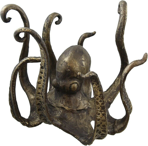 Großer kreativer Oktopus Becher Halter Teetasse Harz Zuhause Statue Halter dekorativ - Bild 8 von 8