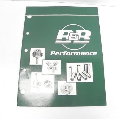 VINTAGE B & B PERFORMANCE CATALOG HARDWARE INTAKE MANIFOLD BOLTS ADAPTERS RACE 
