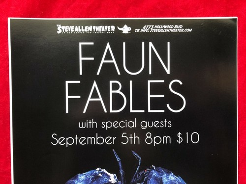 Faun Fables 13,25" Poster Druck 2011 Steven Allen Theater Hollywood Rudy Casoni - Bild 2 von 10