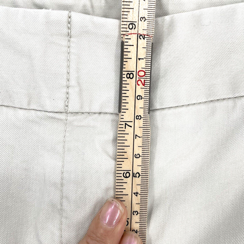 J. Crew Chino Women Cropped Size 6 Favorite Fit Light Khaki Pedal Pushers Capris - Picture 11 of 12