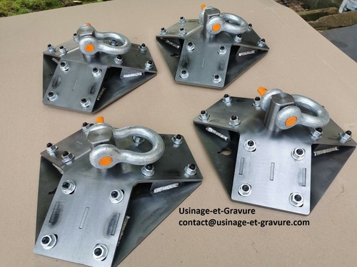 Support central de trépied arrache souche / platine support palan - Afbeelding 8 van 10