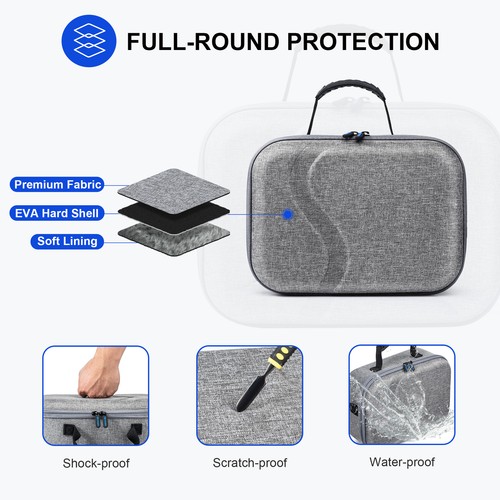 Tragetasche für Meta Quest 3 VR Headset Zubehör Reisetasche Aufbewahrungstasche - Bild 7 von 15