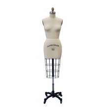 Professional Female Dress Form Size 10 Collapsible Shoulders as Design Mannequin