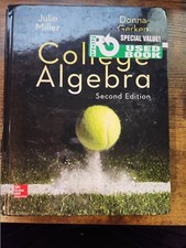 College Algebra 2nd Edition by Donna Gerken & Julie Miller Hardcover McGraw Hill