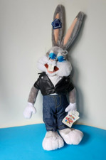 Bugs Bunny Bloomingdale  s Applause Plush Toy With Tags Posable Legs 1994