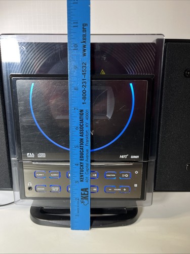 Jensen Wall Mountable Cd & MP3 Dual Alarm Clocks W/Removable Speakers *NO REMOTE - Picture 7 of 19