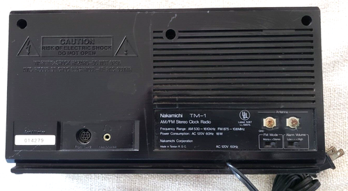 NAKAMICHI TM1 & TM2 AM/FM RADIO UND BEGLEITER GETESTET & FUNKTIONSFÄHIG - Bild 4 von 11