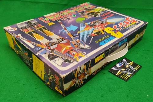 Robot DAITARN 3 DX DELUXE SET CLOVER 1980 Die-Cast made Singapore importato ALES - Picture 11 of 14