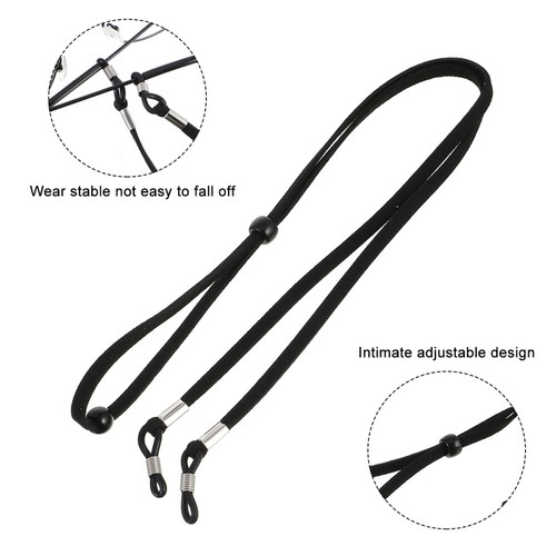 6 Pezzi Corda Antiscivolo Occhiali da Appendere Catena Accessori Fissi Miss Man - Foto 11 di 12