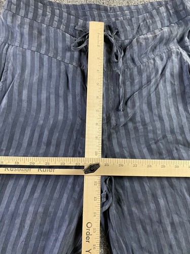Anthropologie The Odells Joggers Tie Pants XS Blue Striped Marin Slouchy Boho - Picture 3 of 12