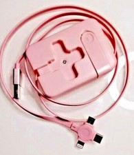 3-In-1 Retractable USB Charger & Phone Stand – Multi Fast Charging Cable – UK