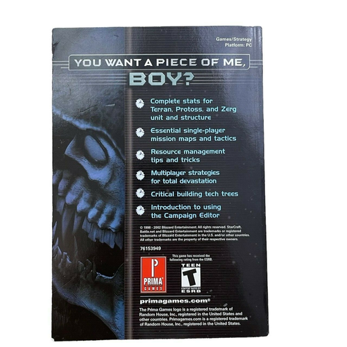 Prima's Official PC Strategy Guide for Blizzard's StarCraft - Tapa blanda SC - Imagen 2 de 5