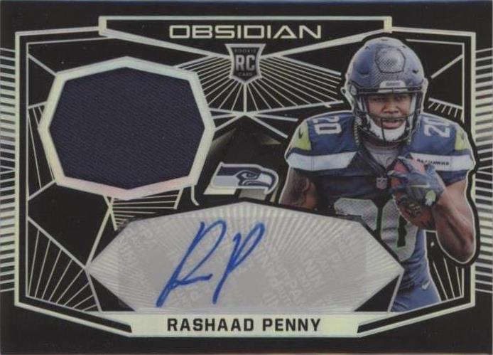 2018 Panini Obsidian Rashaad Penny #RJ-RP - 1 of 2