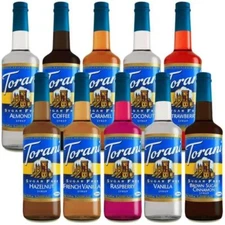 Sugar Free Torani Flavored Syrups Pick your favorite Flavor! [750 mL] 