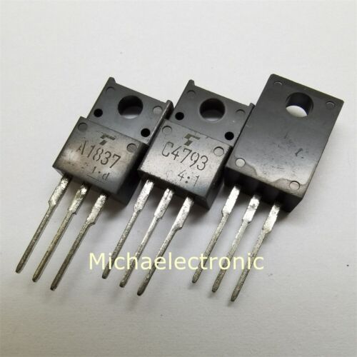 10pairs 2SA1837 2SC4793 A1837 C4793 Genuine NEW TOSHIBA TO-220F - Picture 2 of 6