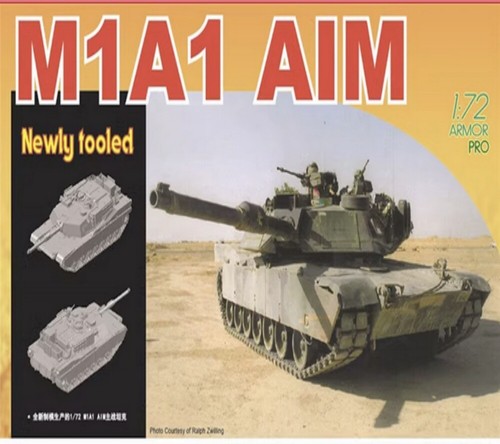 DRAGON 7614 1/72 US M1A1 AIM NEWLY TOOLED MODEL KIT - Picture 1 of 3