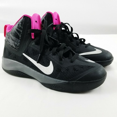 Nike Hyperfuse 2013 Größe 7Y schwarz metallic silber dunkelgrau pink 616603-002 GS - Bild 8 von 12