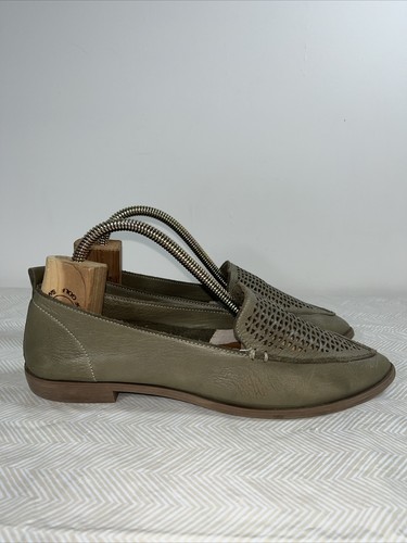Bueno Wonens Blazey Flat Shoe Tan Sz 40/10-10.5 Green Casual Comfort Festival - Picture 5 of 19