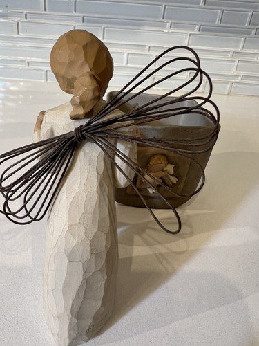 Willow Tree "Guardian Angel" Hand painted resin figurine/ CaNdle Holder/ 2008 - Picture 4 of 11