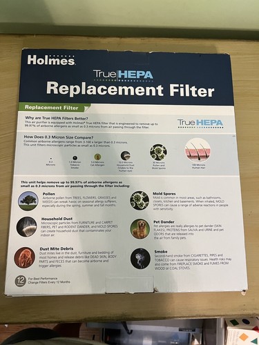 Holmes True HEPA HAPF700 Flat Panel Filter - Brand New - Free Shipping - Picture 3 of 3