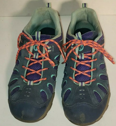 Merrell Damen Gr. 5M blau lila Wander Trail Schuhe Chamäleon MY57094 Größe 5 - Bild 1 von 8