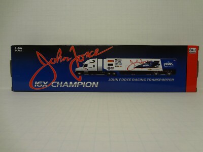 Auto World John Force Racing PEAK Transporter Trailer Truck