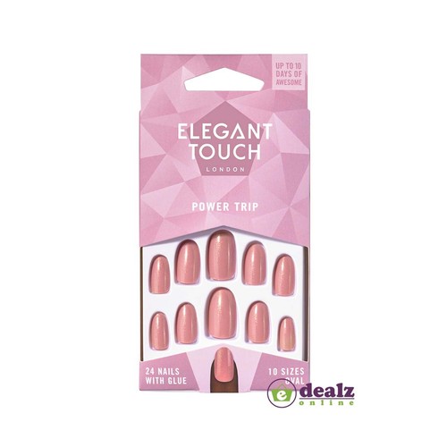 Elegant Touch Luxe Looks False Artificial Nails Manicure Kit 24 48 Nails Glue - Picture 23 of 112