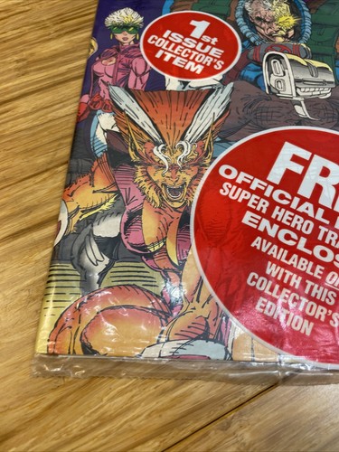 Vintage Marvel Comics X-Force Comic Book #1 August 1991  Polybag KG - Picture 5 of 10