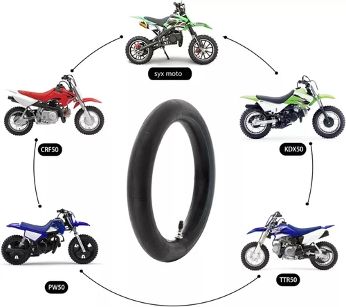 2) 2.50"-10 Inner Tube 2.75x10 2.50x10 TR4 Fit PW50 Honda CRF50F XR50R DIRT BIKE - Picture 3 of 9