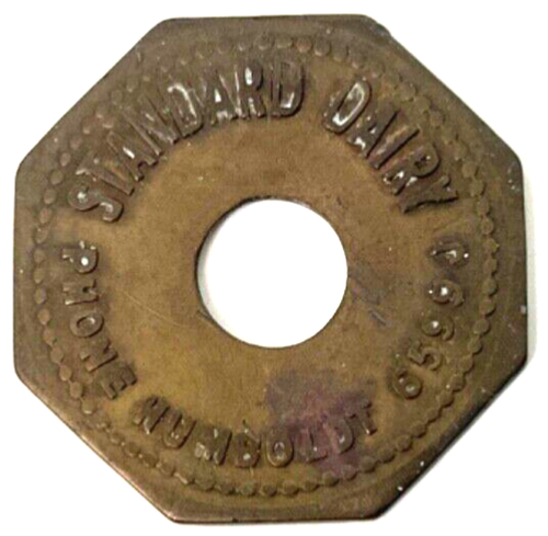 Humboldt Kansas Standard Dairy Token
