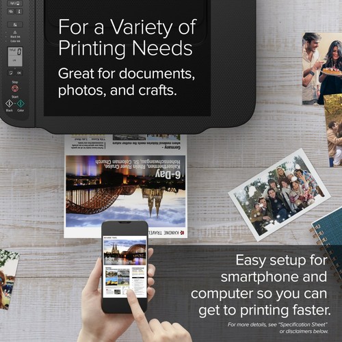 Canon PIXMA TS3522 WLAN All-in-One AIO Drucker 50 Fotopapier - GP-701 & TINTE - Bild 10 von 14