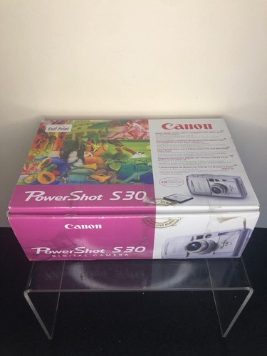 Canon PowerShot S30 3,3 MP Digitalkamera Silber in OVP - Bild 2 von 7