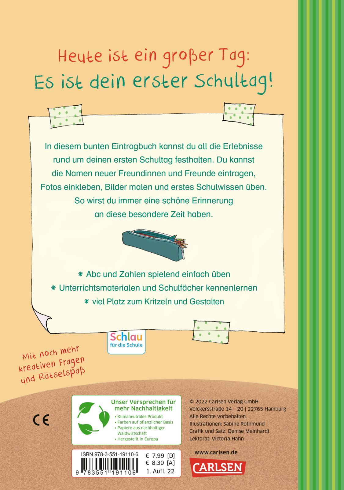 Thumbnail - Sabine Rothmund / Schlau Für Die Schule: Hurra Dein Erster Schultag