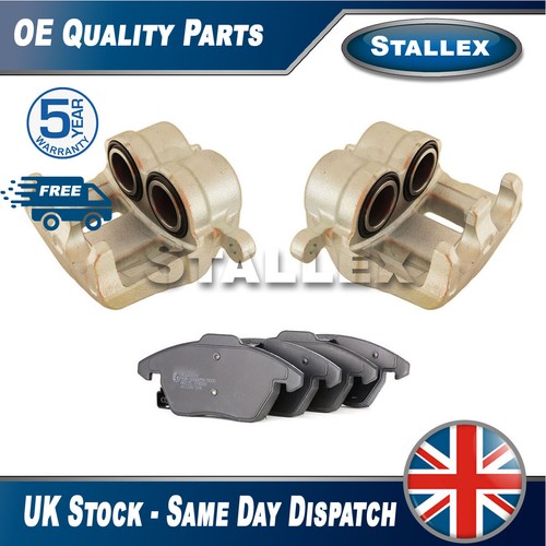 Fits Kia Sorento Hyundai Santa Fe Brake Calipers + Pads Front Stallex