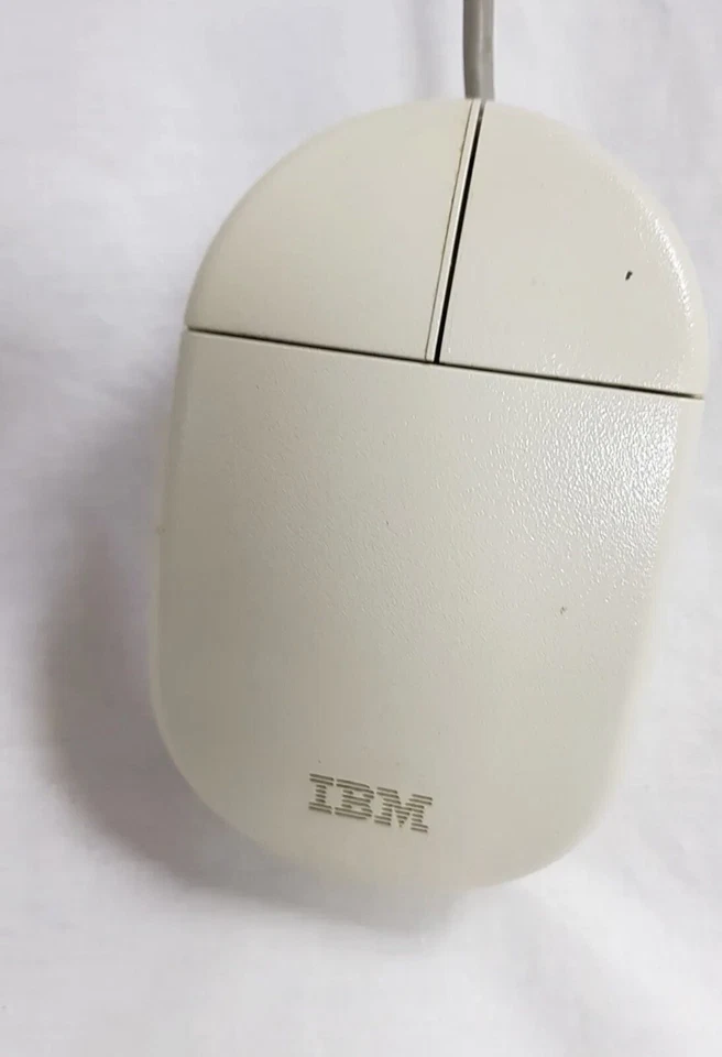 Vintage IBM 2 Button PS/2 Mouse Model 13H6690 Tested Works Well - Image 3 of 4