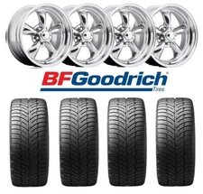 17 TORQ THRUST WHEEL & TIRE BFGOODRICH C10 OBS CHEVY TRUCK PACKAGE AMERICAN MAG